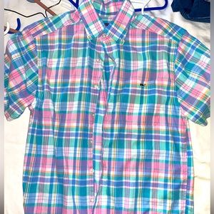 Vineyard vines plaid shirt short sleeve